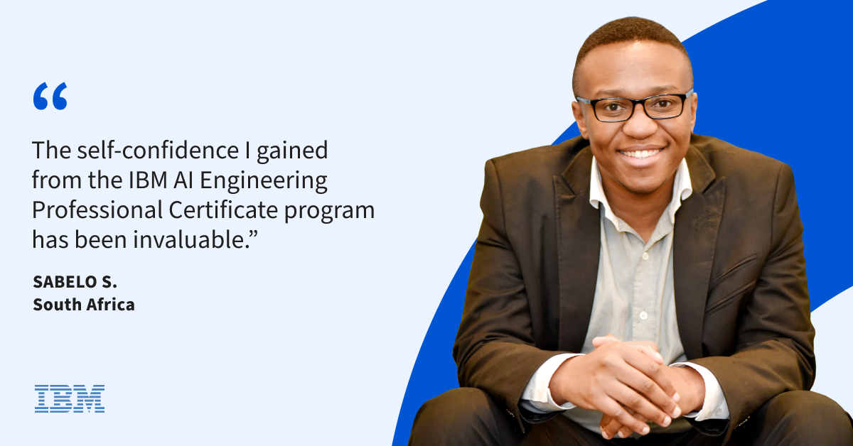 How Sabelo applied lessons from online learning to found his own tech company in South Africa