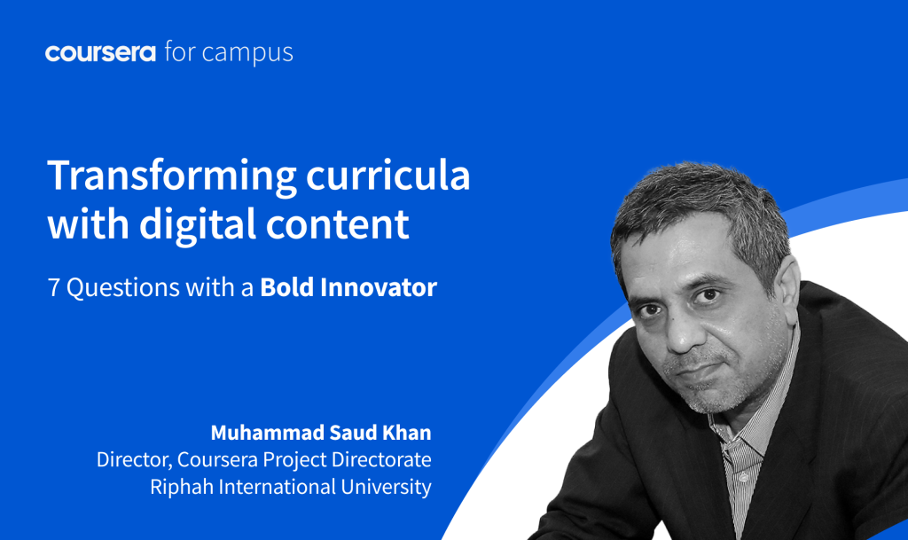 7 Questions with a Bold Innovator Featuring Muhammad Saud Khan
