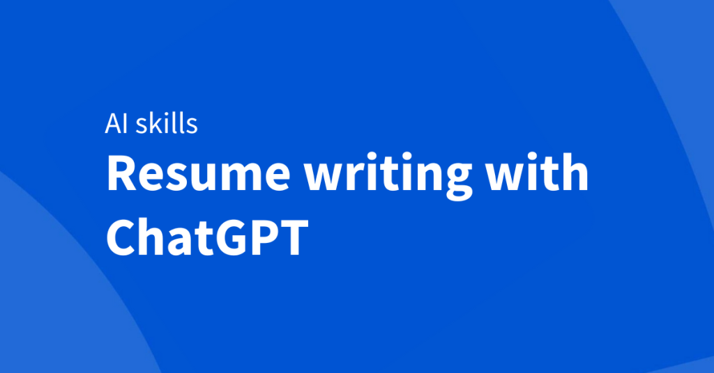 improve your resume using chatgpt